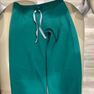 Figs Livingston Basic Scrub Pant Emerald Green